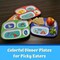 4E’s Novelty Kids Melamine Dinner Plates Set of 4 – Divided Plates for Picky Eaters, BPA-Free, Shatterproof, Toddler Mealtime Essentials for Boys